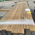 Ca. 8x Thermo Vuren, 19x91mm, lengte 420cm